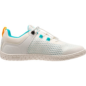 2023 Helly Hansen Zapatillas De Vela Hp Foil V2 Para Mujer 11709 - Off White / Scuba Blue